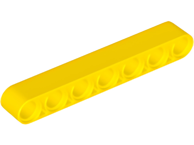 Деталь LEGO Technic, Liftarm Thick 1 x 7 32524 Yellow U