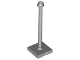 Support 2 x 2 x 5 Bar on Tile Base with Hollow Stud and Stop Ring, 98549  