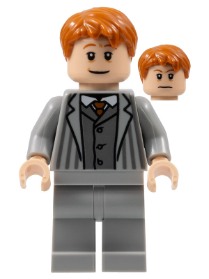 Минифигурка Lego Harry Potter Arthur Weasley - Light Bluish Gray Suit hp359