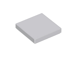 Tile 2 x 2, 3068 Light Bluish Gray N