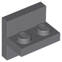 Деталь Lego Скоба Bracket 2 x 2 - 1 x 2 Centered 41682 Dark Bluish Gray U