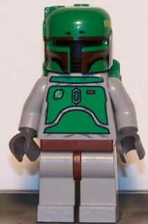 Минифигурка Lego Star Wars Boba Fett - Bluish Grays sw0002a