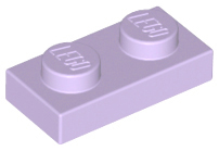 Plate 1 x 2, 3023 Lavender U