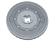 Technic, Disk 3 x 3 with Disk Brake Silver Rotor Pattern, 2723pb097  