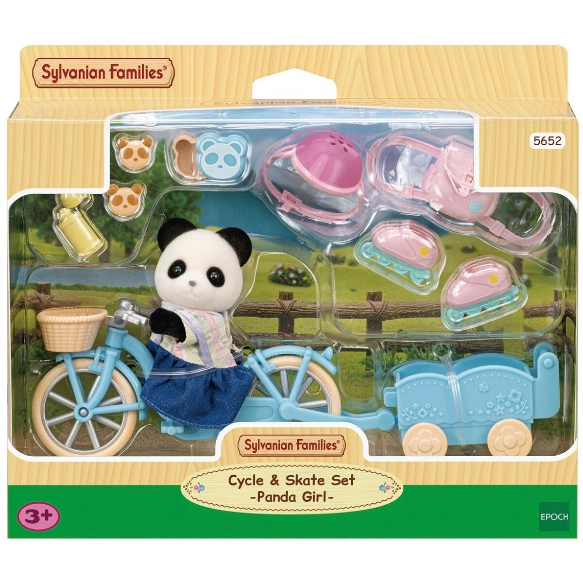 Sylvanian families фонтан и скамейка