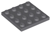 Plate 4 x 4, 3031 Dark Bluish Gray N