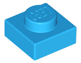 Plate 1 x 1, 3024 Dark Azure N