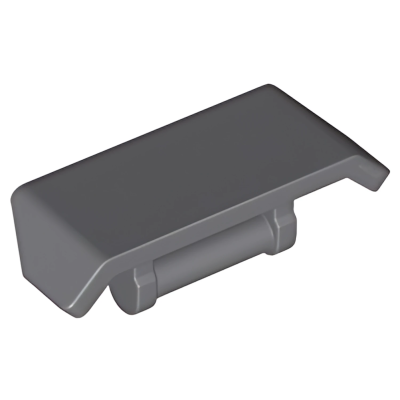 Деталь LEGO Спойлер Lego Vehicle, Spoiler with Bar Handle 98834 (67120) Dark Bluish Gray N
