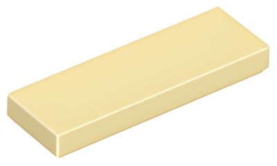 Деталь LEGO Tile 1 x 3 63864 (37294) Tan U