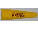 Wedge 16 x 4 Triple Curved with Reinforcements with 6 Rivets and 2 Claw Scratch Marks on Dark Red Tiger Stripes Pattern Model Right Side (Sticker) - Set 5888, 45301pb026R  