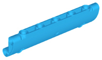 Technic, Panel Curved 11 x 3 with 2 Pin Holes through Panel Surface, 62531 Dark Azure U