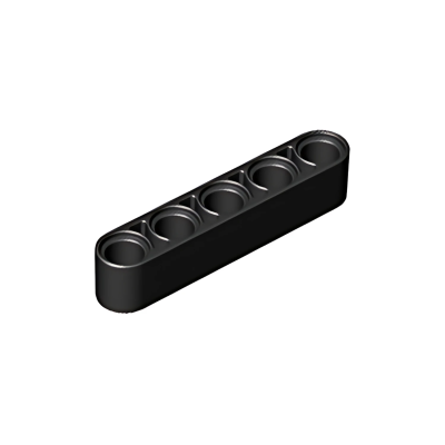 Деталь LEGO Technic, Liftarm Thick 1 x 5 32316 Black U