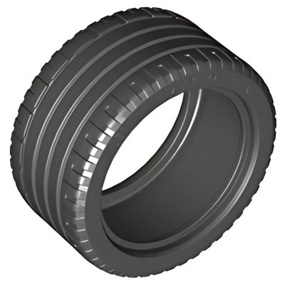 Деталь LEGO Tire 56 x 28 ZR Street 41897 Black N