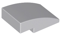Slope, Curved 3 x 2, 24309 Light Bluish Gray N