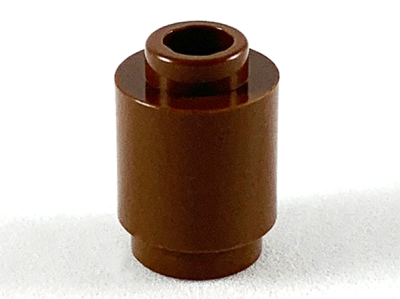 Brick, Round 1 x 1, 3062 Brown U
