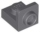Деталь Lego Скоба Bracket 1 x 1 - 1 x 1 Inverted 36840 Dark Bluish Gray N