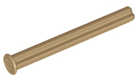 Technic, Axle 5L with Stop, 15462 Dark Tan N