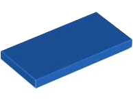 Tile 2 x 4, 87079 Blue N