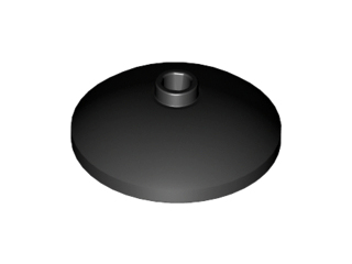 Dish 3 x 3 Inverted (Radar), 43898 Black U