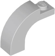 Arch 1 x 3 x 2 Curved Top, 6005 Light Bluish Gray U