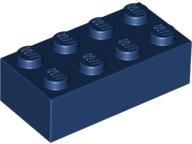 Brick 2 x 4, 3001 Dark Blue U