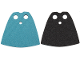 Minifigure Cape Cloth, Standard - Starched Fabric - 3.9cm Height with Dark Azure and Black Sides, 522cpb02  
