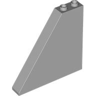 Slope 55 6 x 1 x 5 with Bottom Stud Holders, 2937 Light Bluish Gray N