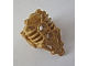Bionicle Armor Uniter with 2 Pin Holes on Front, Axle and Pin Holes on Sides, 24191 Pearl Gold U