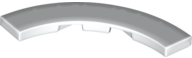 Tile, Round Corner 4 x 4 Macaroni, 27507 White N