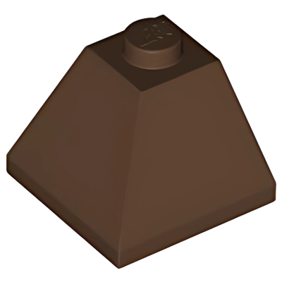 Деталь LEGO Lego Slope 45 2 x 2 Double Convex Corner 3045 Brown U