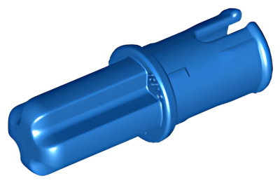 Деталь LEGO Technic, Axle 1L with Pin with Friction Ridges 43093 Blue N