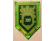 Tile, Modified 2 x 3 Pentagonal with Nexo Power Shield Pattern - Blast Mask, 22385pb074  