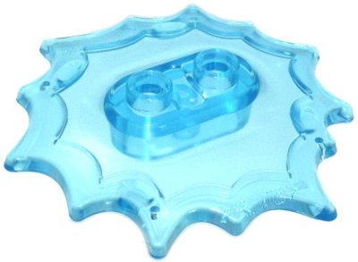 Power Burst, Minifigure Pedestal 5 x 5 x 2/3, 73304 Trans-Light Blue U