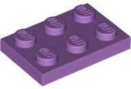 Plate 2 x 3, 3021 Medium Lavender U