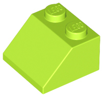 Slope 45 2 x 2, 3039 Lime N