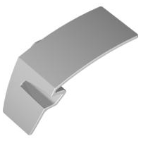 Technic, Panel Car Mudguard Left, 61071 Very Light Bluish Gray U
