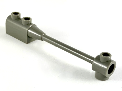 Bar 1 x 8 with Brick 1 x 2 Curved Top End (Original, No Axle Holder), 30359a Dark Gray U