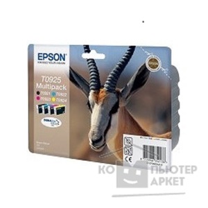 Набор картриджей Epson T0925 комплект в тех упаковке оригинальный C91, CX4300, T26, T27, TX106, TX109, TX117, TX119 T09254A10/C13T10854A10