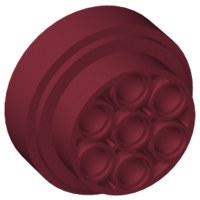 Wheel 31mm D. x 15mm Technic, 60208 Dark Red U