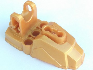 Hero Factory Foot with Ball Socket 90661 Pearl Gold U