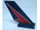 Tail Shuttle with Red Lightning on Dark Blue Background Pattern Model Left Side (Sticker) - Set 60177, 6239pb086L  
