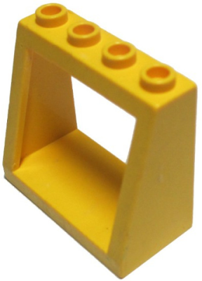 Windscreen 2 x 4 x 3 Frame - Hollow Studs, 2352b Yellow U