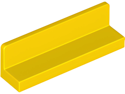 Деталь LEGO  Lego Panel 1 x 4 x 1 30413 (15207, 35255, 43337) Yellow U