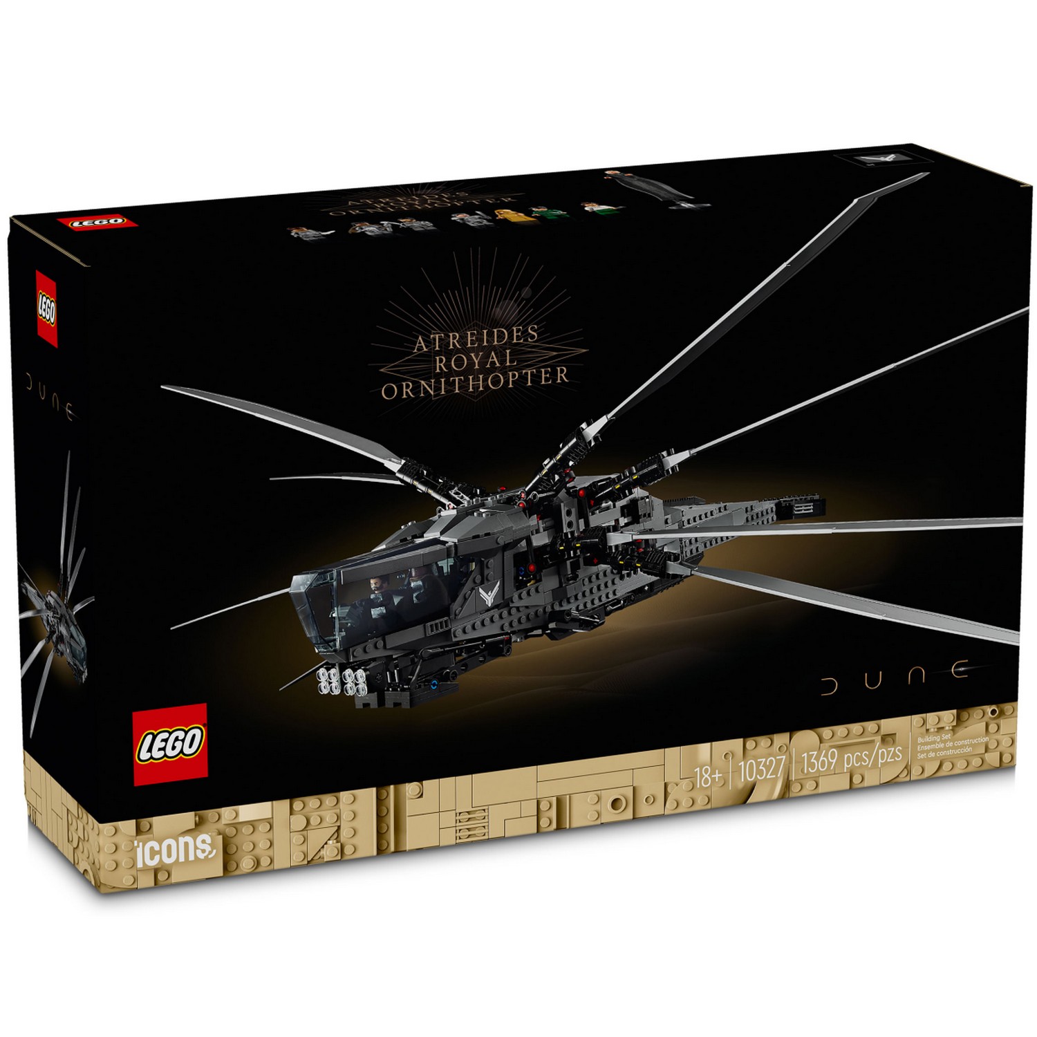 Конструктор LEGO Icons 10327 Дюна: Королевский орнитоптер Атрейдесов в  магазине Shop-device