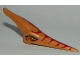 Dinosaur Head Pteranodon with Eyes and Dark Red Stripes Pattern, 98086pb01