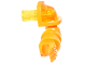 Arm Armored, Left with Trans-Yellow Shoulder and Pin Pattern (Nexo Knights Axl), 24101pb02