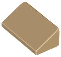 Slope 30 1 x 2 x 2/3, 85984 Dark Tan U