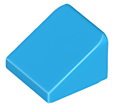 Деталь LEGO Slope 30 1 x 1 x 2/3 54200 Dark Azure U