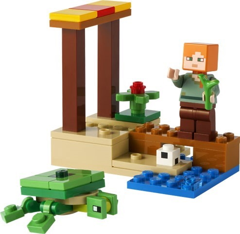 Конструктор LEGO Minecraft 30432 Черепаший пляж
