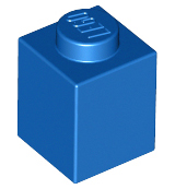 Brick 1 x 1, 3005 Blue N